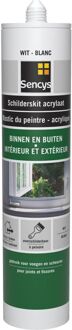 Sencys Schilderskit Voor Buiten Wit 310ml