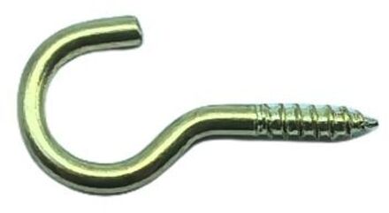 Sencys Schroefhaak 2,5x14mm Vermessingd Per 15