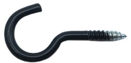 Sencys Schroefhaak 3,5x20mm Zwart Per 10