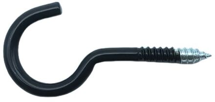 Sencys Schroefhaak 4x30mm Zwart Per 5