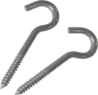 Sencys Schroefhaak Staal Ø7,8x80mm 2st