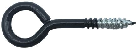 Sencys Schroefoog 6x50mm Zwart Per 4