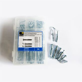 Sencys Schroeven Assortiment Staal Bolkop - 8x20/8x32/8x46/11x37/11x52/13x52mm - 1 Stuk