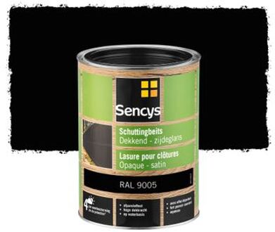 Sencys Schuttingbeits Dekkend Ral9005 2,5l