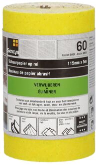 Sencys Schuurrol - P60 - Geel A-o - 115mmx5m