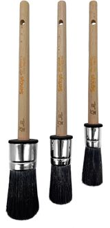 Sencys Set Ronde Kwasten Voor Lak 10-14-18mm