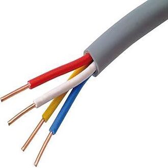 Sencys Signaalkabel 10m 4x0,8mm² Grijs