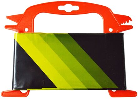 Sencys Signalisatielint - Kunststof - Geel/zwart - 50mx80mm