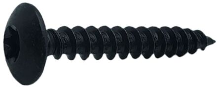 Sencys Spaanplaatschroef Zwart Cilinderkop Torx - 6x40mm - 6 Stuks