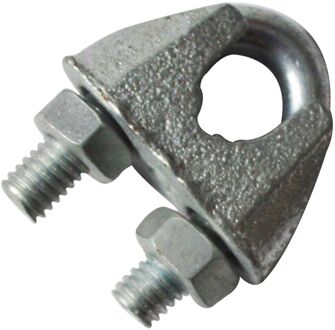 Sencys Spankabelbeugel - Gegalvaniseerd - Diam. 8mm - 2 Stuks