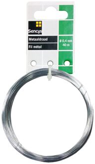 Sencys Staaldraad Gegalvaniseerd 0,4mm 40m
