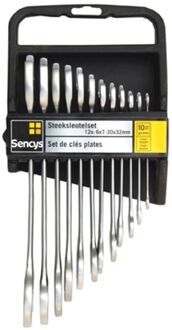 Sencys Steeksleutelset Staal - 12 Stuks