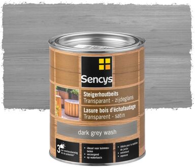 Sencys Steigerhoutbeits Transparant Dark Grey Wash 750ml