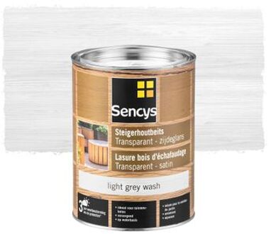 Sencys Steigerhoutbeits Transparant Light Grey Wash 2,5l