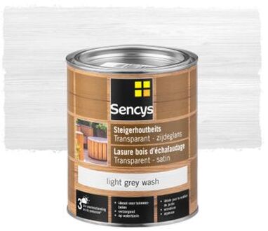 Sencys Steigerhoutbeits Transparant Light Grey Wash 750ml