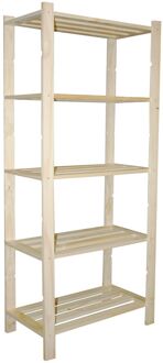 Sencys Stellingkast - 171x37,5x7,5cm - Draagkracht 50kg - Pine