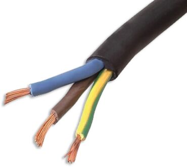 Sencys Stroomkabel Ctlb 5m 3x2,5mm² Zwart