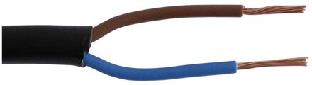 Sencys Stroomkabel Vtlb 10m 2x0,75 Mm² Zwart