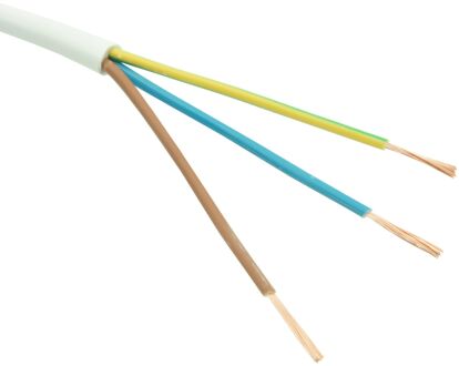 Sencys Stroomkabel Vtlb 10m 3x0,75 Mm² Wit