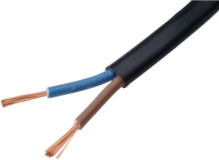 Sencys Stroomkabel Vtlb 20m 2x0,75mm² Zwart