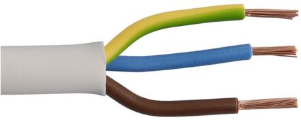 Sencys Stroomkabel Vtlb 20m 3x0,75 Mm² Wit