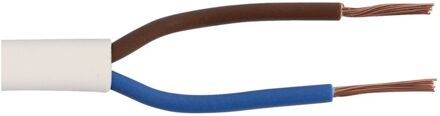 Sencys Stroomkabel Vtlbp 20m 2x0,75 Mm² Wit