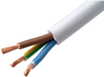 Sencys Stroomkabel Vtmb 10m 3x1,5 Mm² Wit