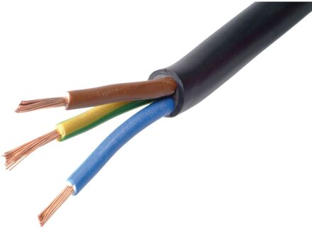 Sencys Stroomkabel Vtmb 10m 3x1,5 Mm² Zwart