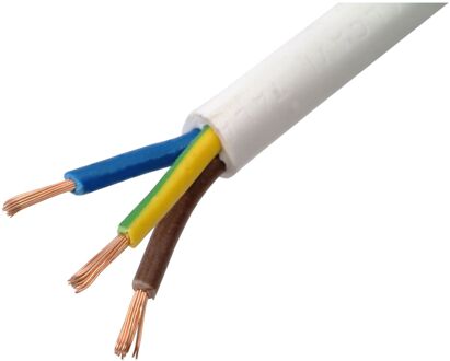 Sencys Stroomkabel Vtmb 20m 3x1 Mm² Wit