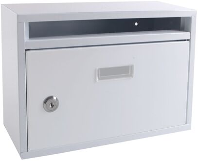 Sencys Suggestiebus - Staal - Wit - 30x30x10cm