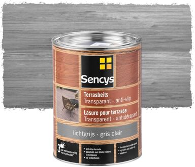 Sencys Terrasbeits Anti-slip Lichtgrijs 2,5l
