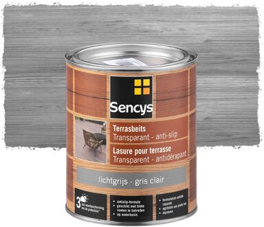 Sencys Terrasbeits Anti-slip Lichtgrijs 750ml