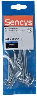 Sencys Tuimelplug Staal - Diam. 4x50mm - 5 Stuks