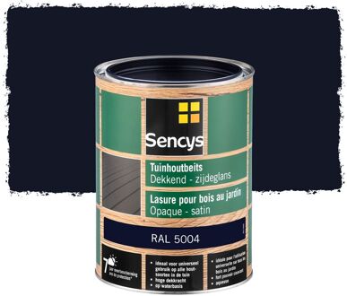 Sencys Tuinhoutbeits Dekkend Zijdeglans Ral5004 2,5l