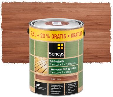 Sencys Tuinhoutbeits Semi Tranparent Teak 3l