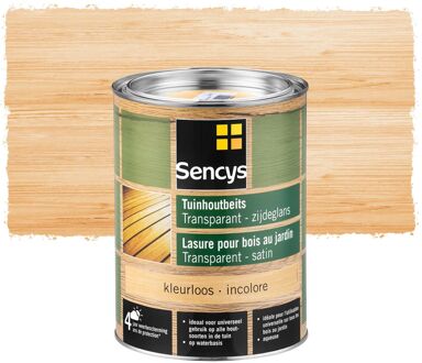 Sencys Tuinhoutbeits Semi-transparant Kleurloos 2,5l