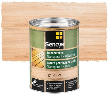 Sencys Tuinhoutbeits Semi-transparant Metal Gold 2,5l