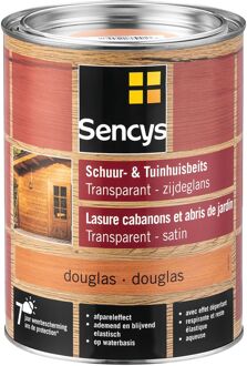 Sencys Tuinhoutbeits Tuinhuis En Schutting Transparant Douglas 2,5l