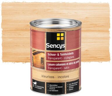 Sencys Tuinhoutbeits Tuinhuis En Schutting Transparant Kleurloos 2,5l