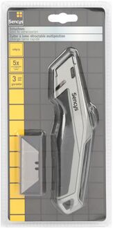 Sencys Uitschuifmes Met 5 Vervangmessen