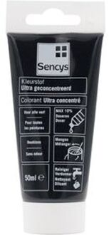 Sencys Ultra Geconcentreerde Kleurstof Voor Verf Sencys Zwart 50ml