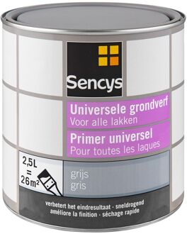 Sencys Universele Grondverf Grijs 2,5l