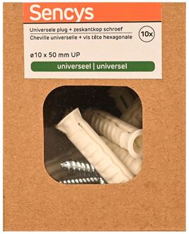 Sencys Universele Plug Nylon - Diam. 10x50mm - 10 Stuks