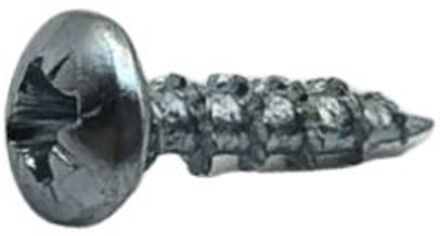 Sencys Universele Schroef Gegalvaniseerd Ronde Kop Pozi - 4x16mm - 30 Stuks