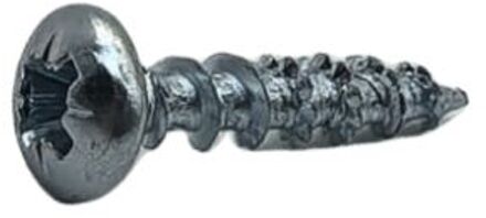 Sencys Universele Schroef Gegalvaniseerd Ronde Kop Pozi - 4x20mm - 30 Stuks