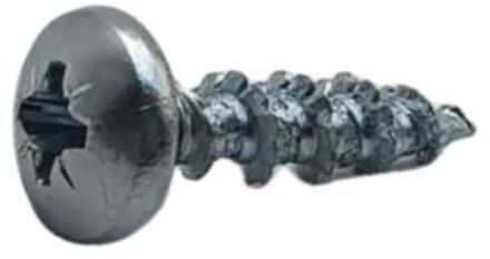 Sencys Universele Schroef Gegalvaniseerd Ronde Kop Pozi - 5x20mm - 30 Stuks