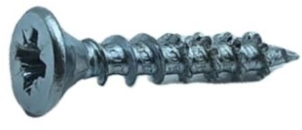 Sencys Universele Schroef Gegalvaniseerd Verzonken Kop Pozi - 4x25mm - 400 Stuks