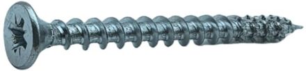Sencys Universele Schroef Gegalvaniseerd Verzonken Kop Pozi - 5x60mm - 10 Stuks