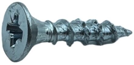 Sencys Universele Schroef Gegalvaniseerd Verzonken Kop Pozi - 6x30mm - 10 Stuks