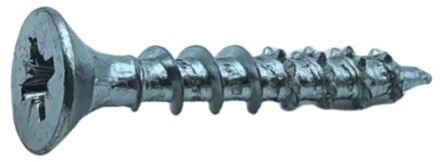 Sencys Universele Schroef Gegalvaniseerd Verzonken Kop Pozi - 6x40mm - 5 Stuks